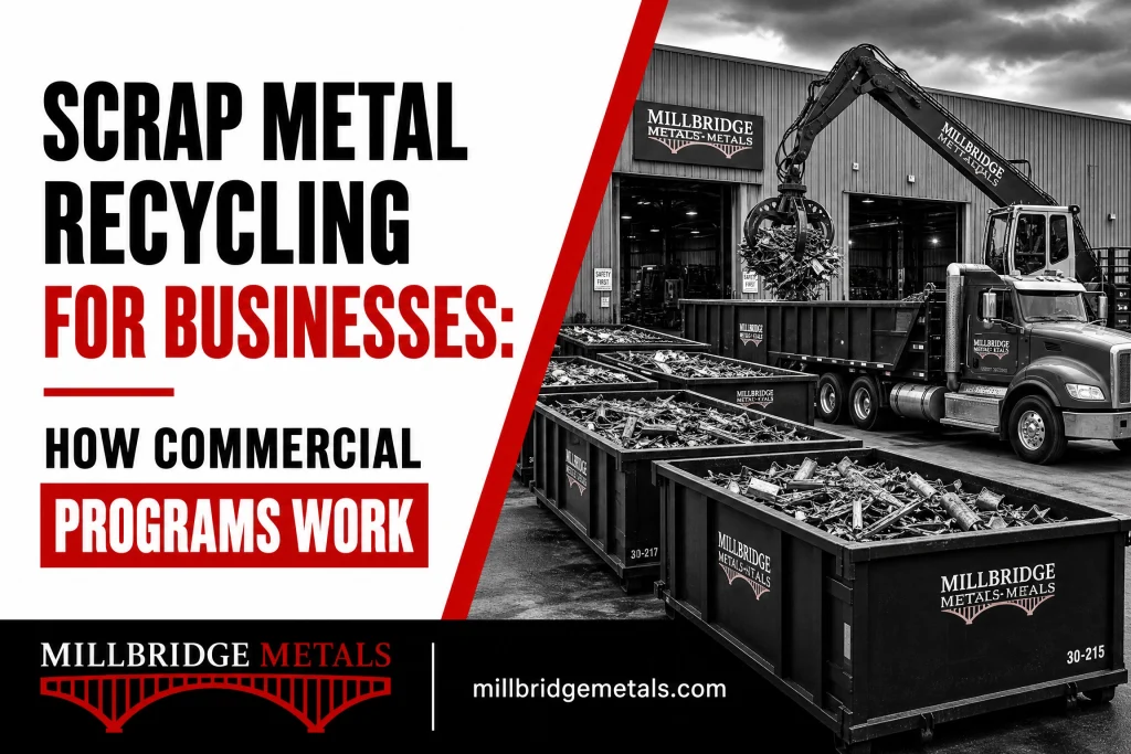 Scrap Metal Recycling for Businesses: How Commercial Programs Work